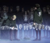 erwin facing the fallen scouts